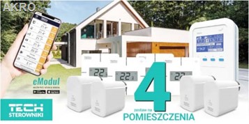TECH WIFI ZESTAW PAKIET DO STEROWANIA GRZEJNIKAMI
